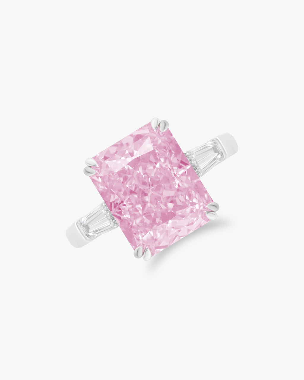 Ring with pink stone
