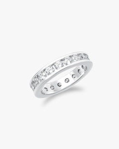 Classic channel set eternity ring