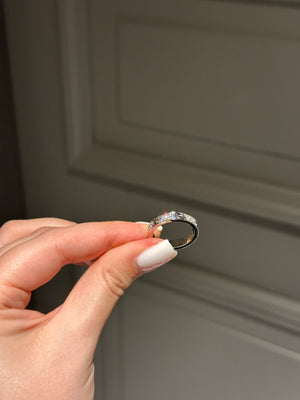 Ring small white gold