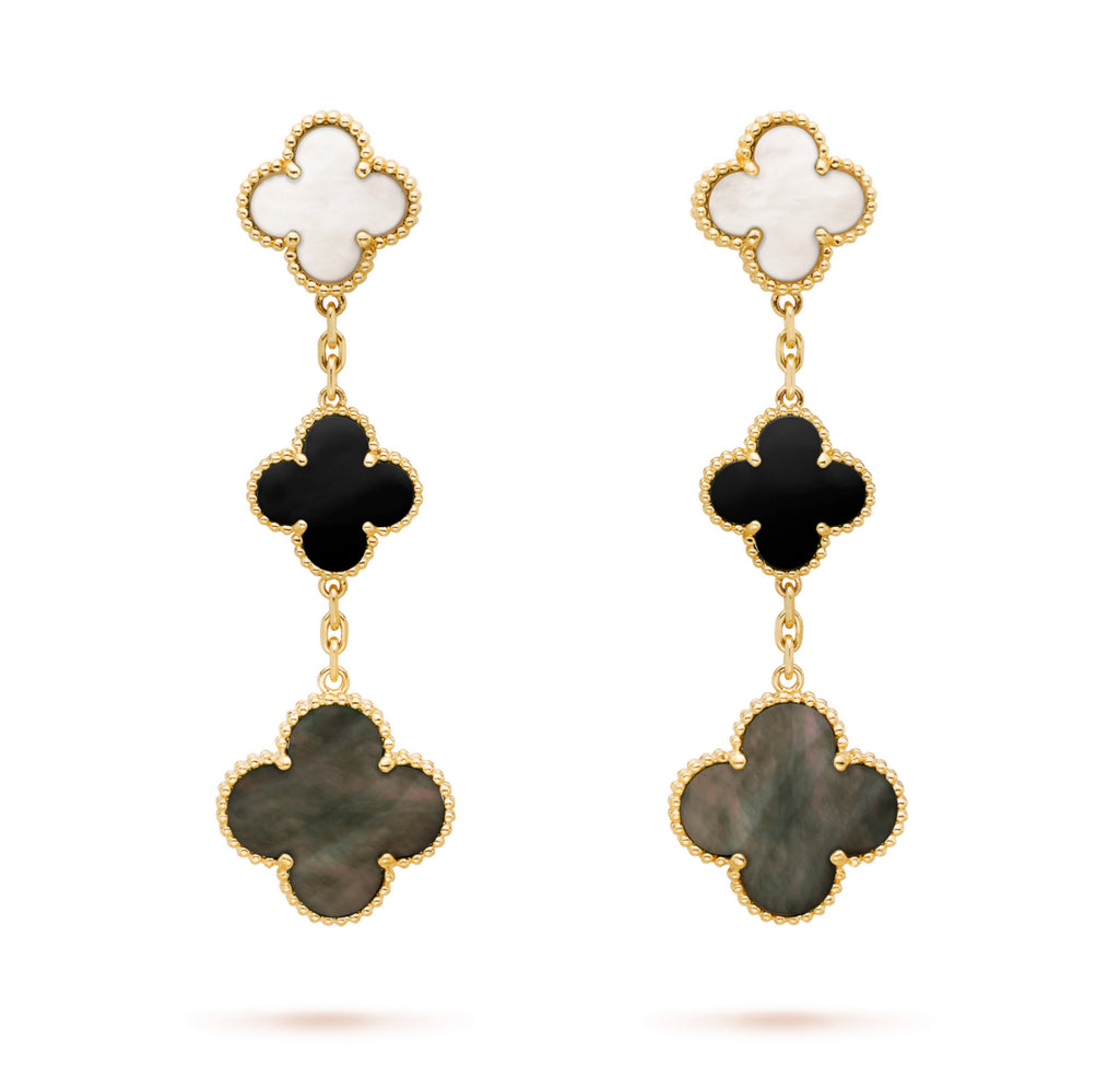 Earrings with english lock