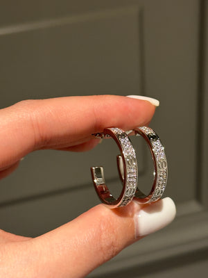 Earrings white gold