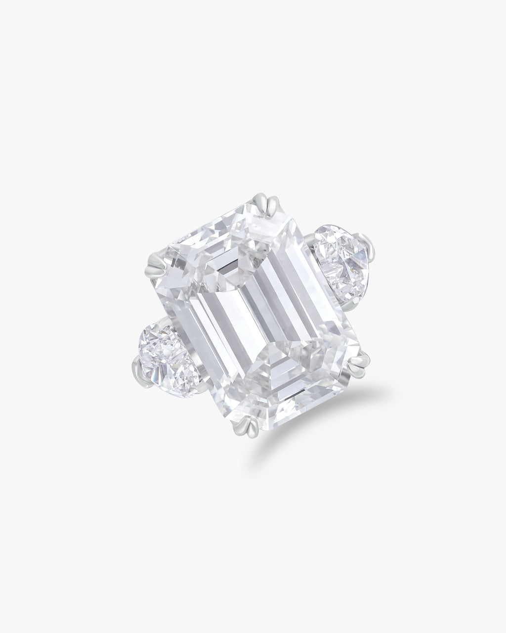 Emerald cut ring