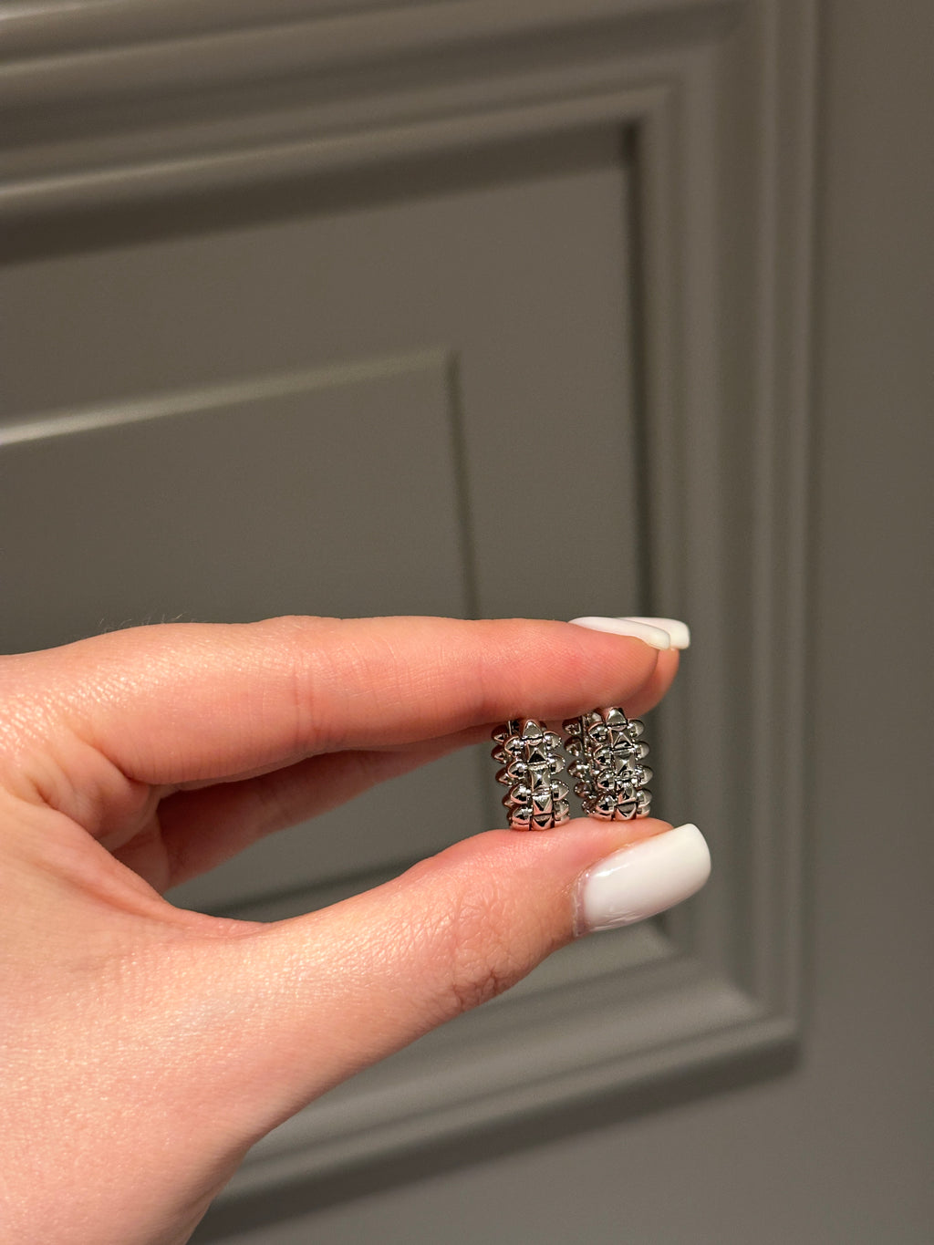 Earrings white gold