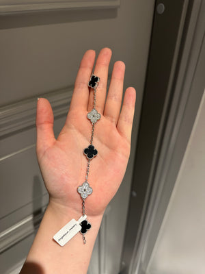 Bracelet onyx & stones
