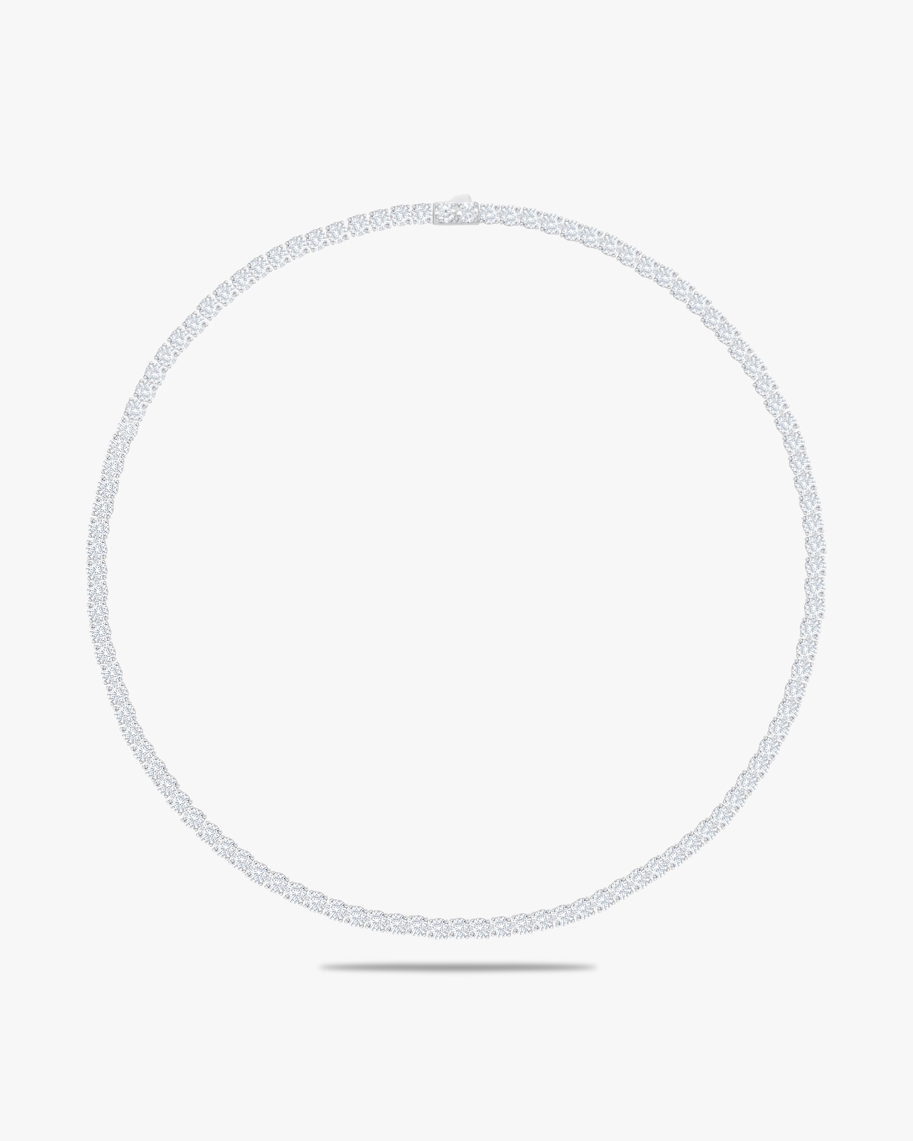 Classic tennis necklace