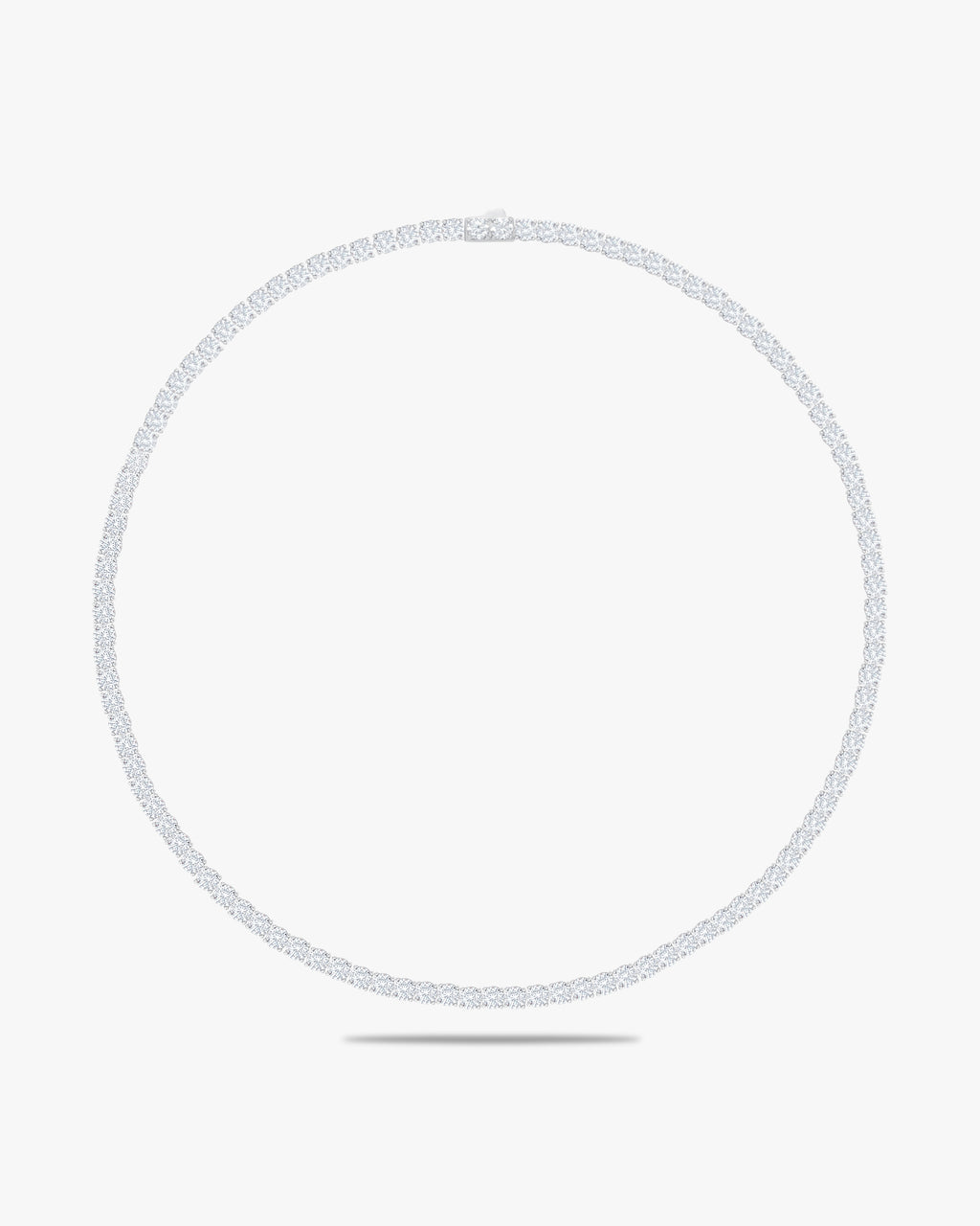 Classic tennis necklace
