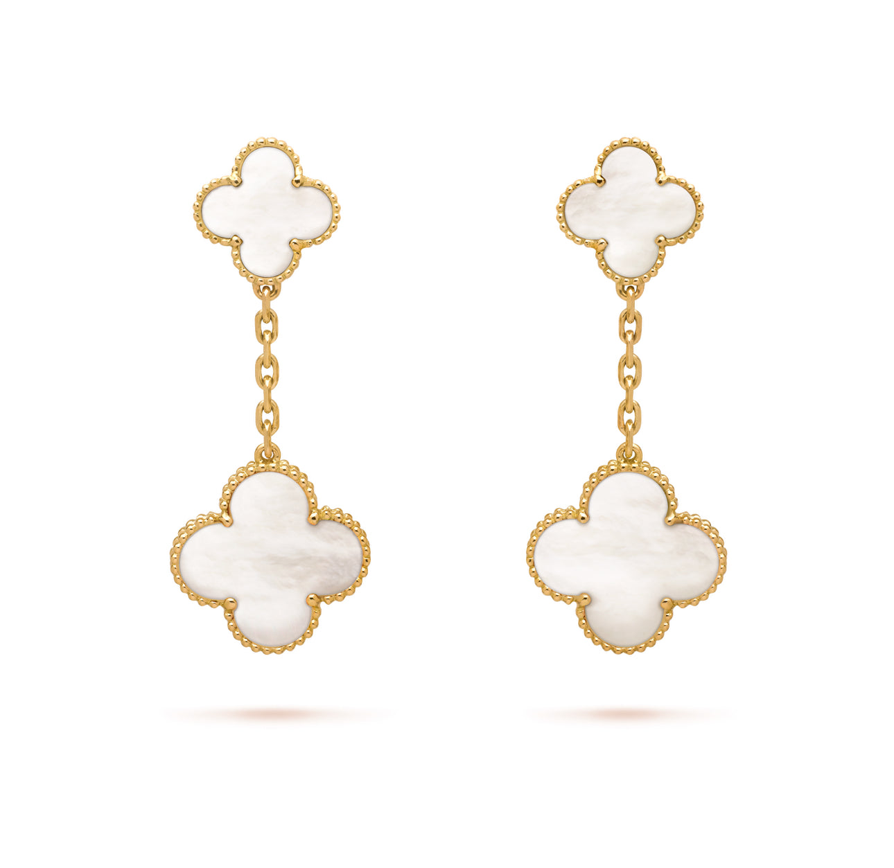 Earrings with english lock