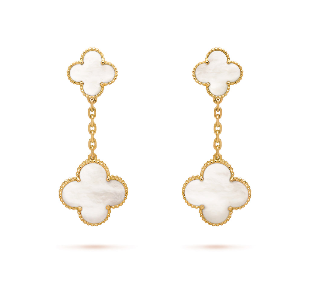 Earrings with english lock