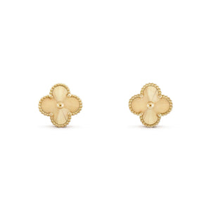 Earrings with english lock