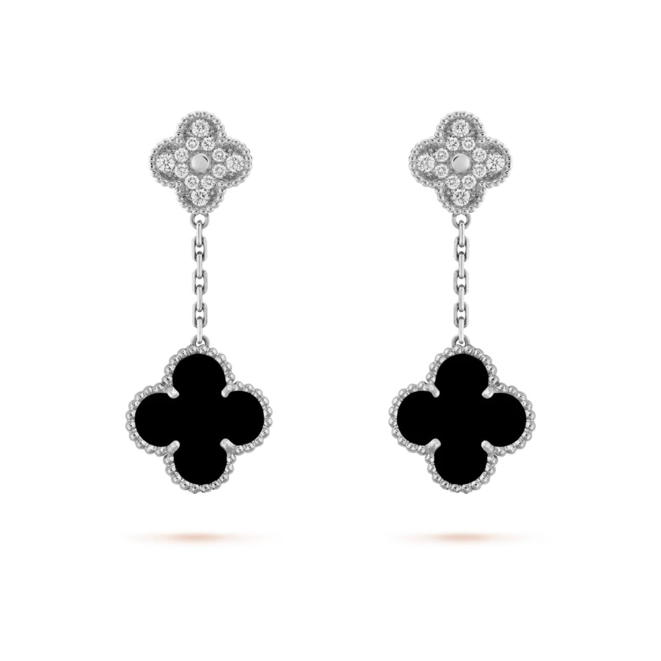 Earrings with english lock