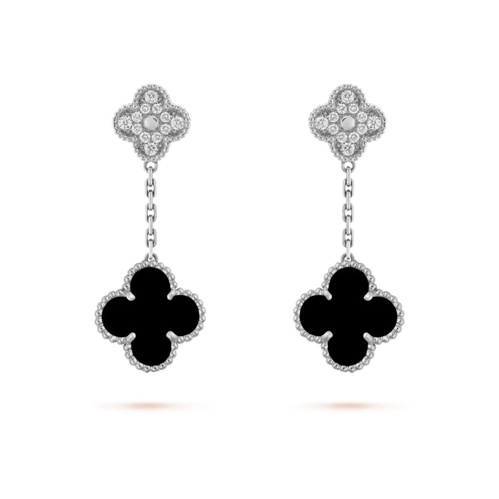 Earrings with english lock