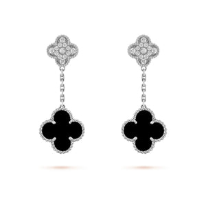 Earrings with english lock