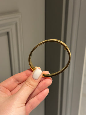Bracelet large yellow gold