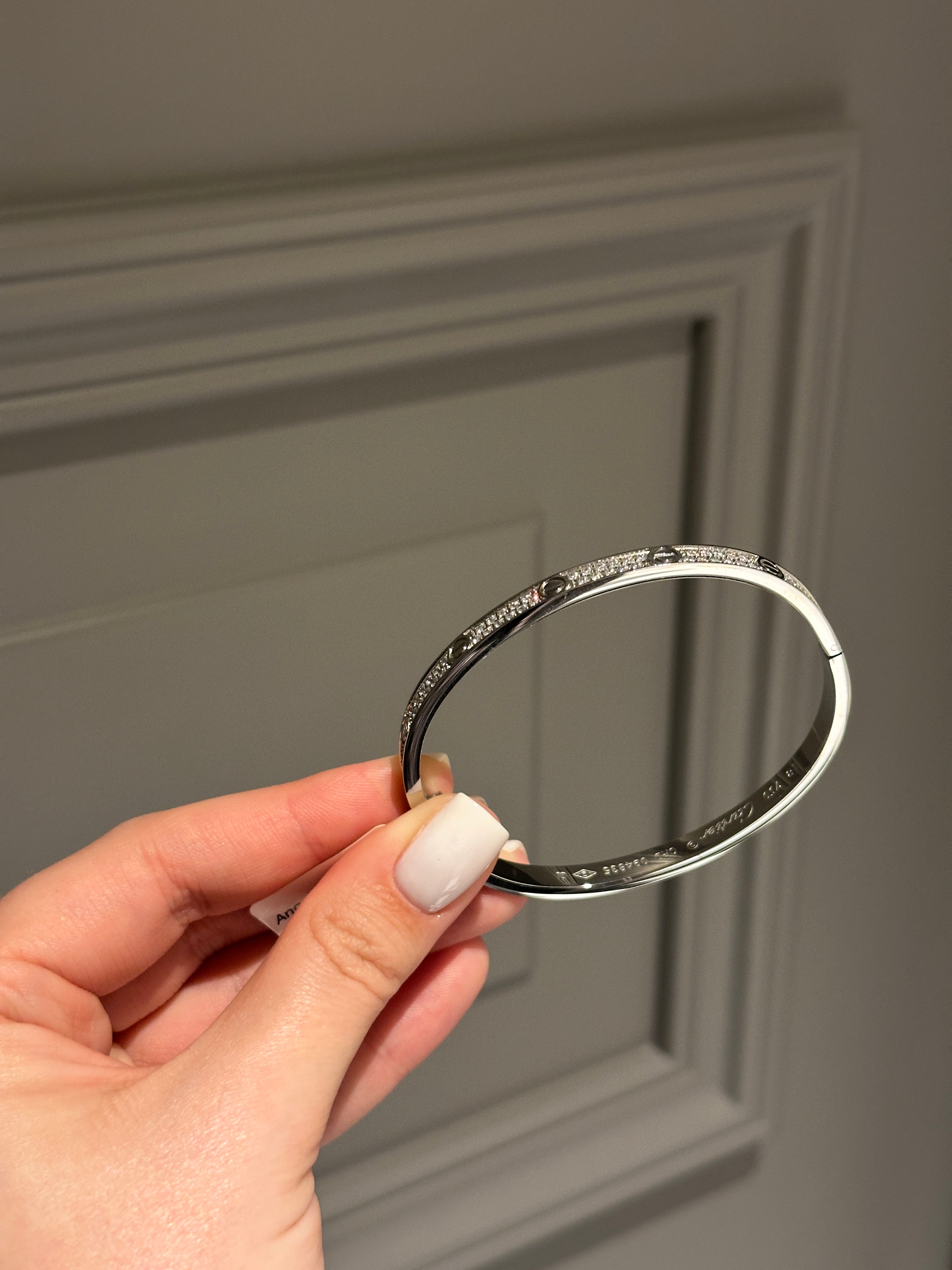 Bracelet small white gold