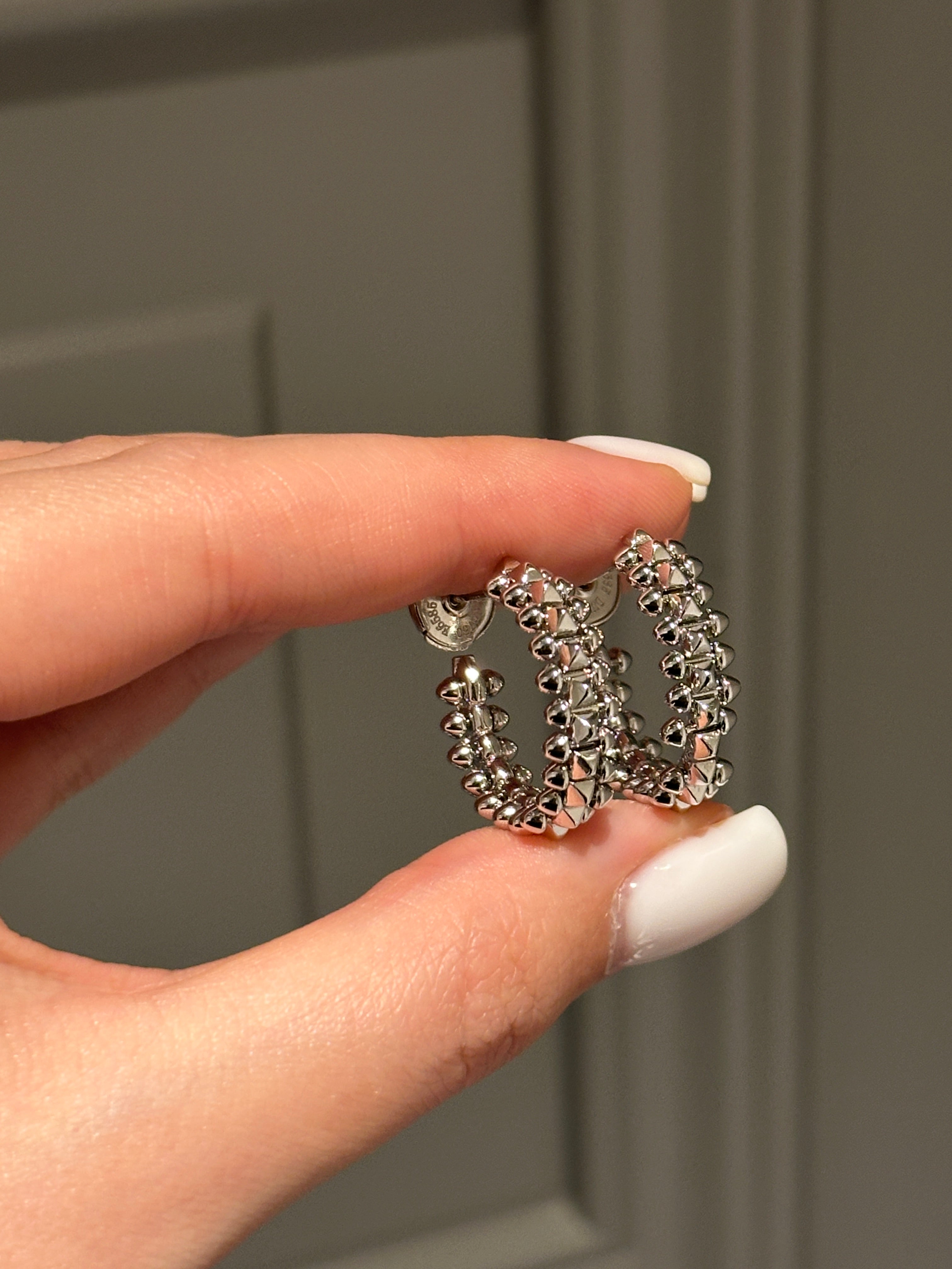 Earrings white gold
