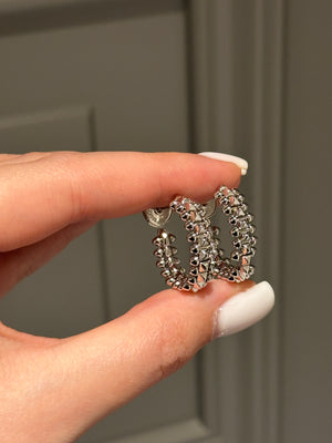 Earrings white gold