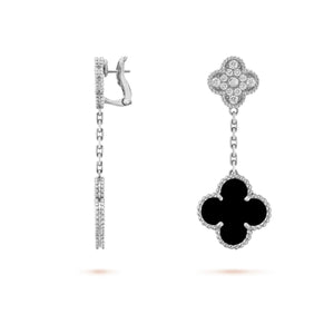 Earrings with english lock