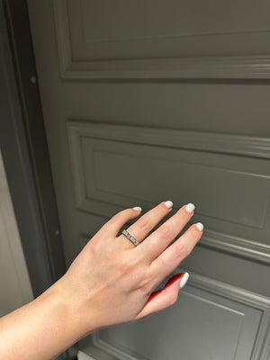 Ring small white gold