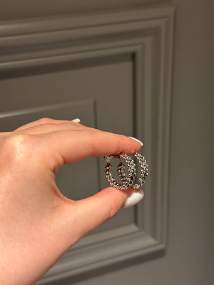 Earrings white gold
