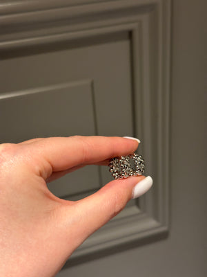Earrings white gold