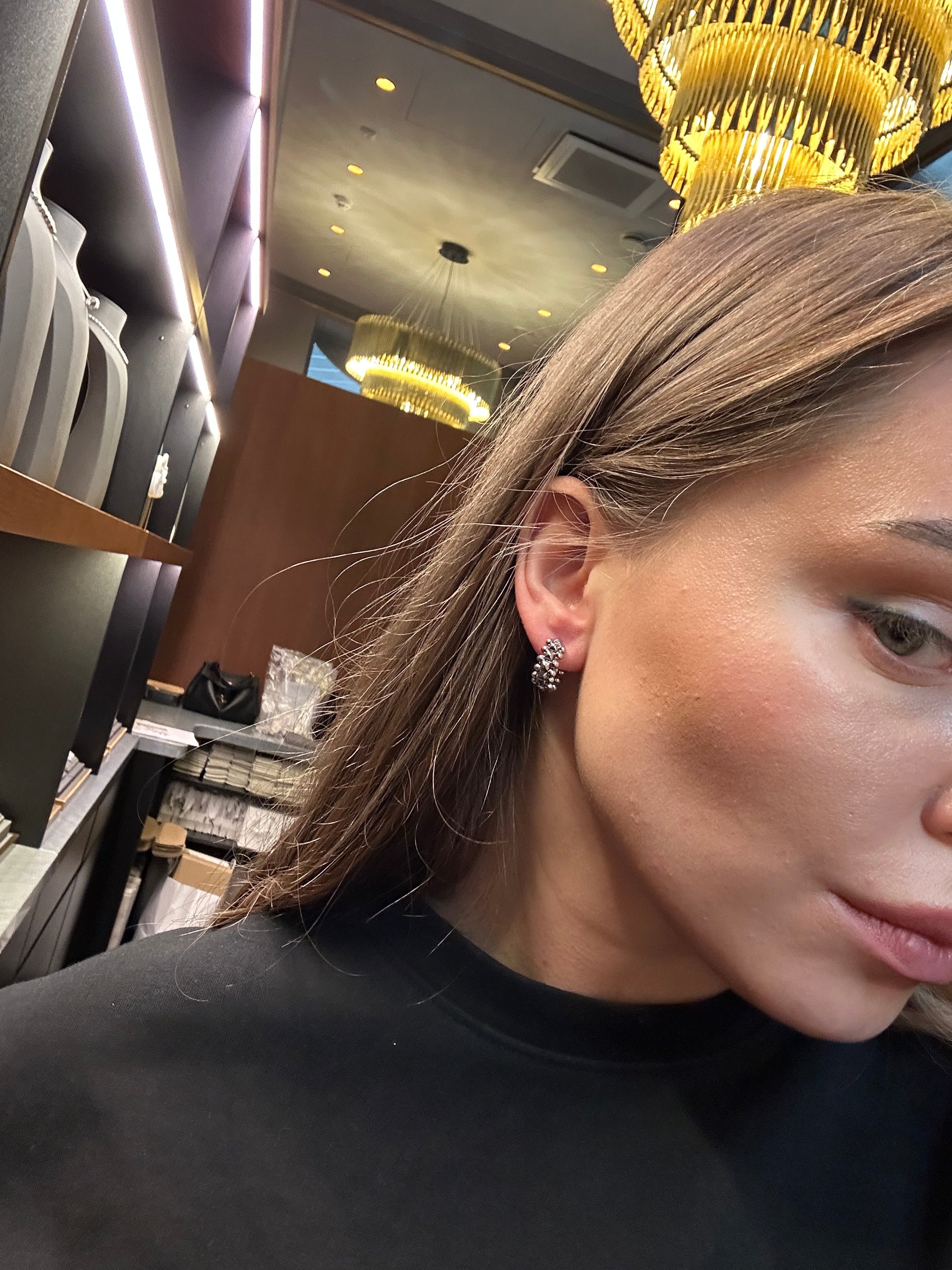 Earrings white gold