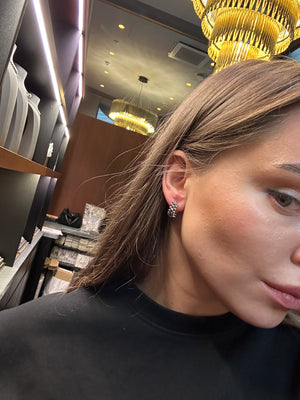 Earrings white gold