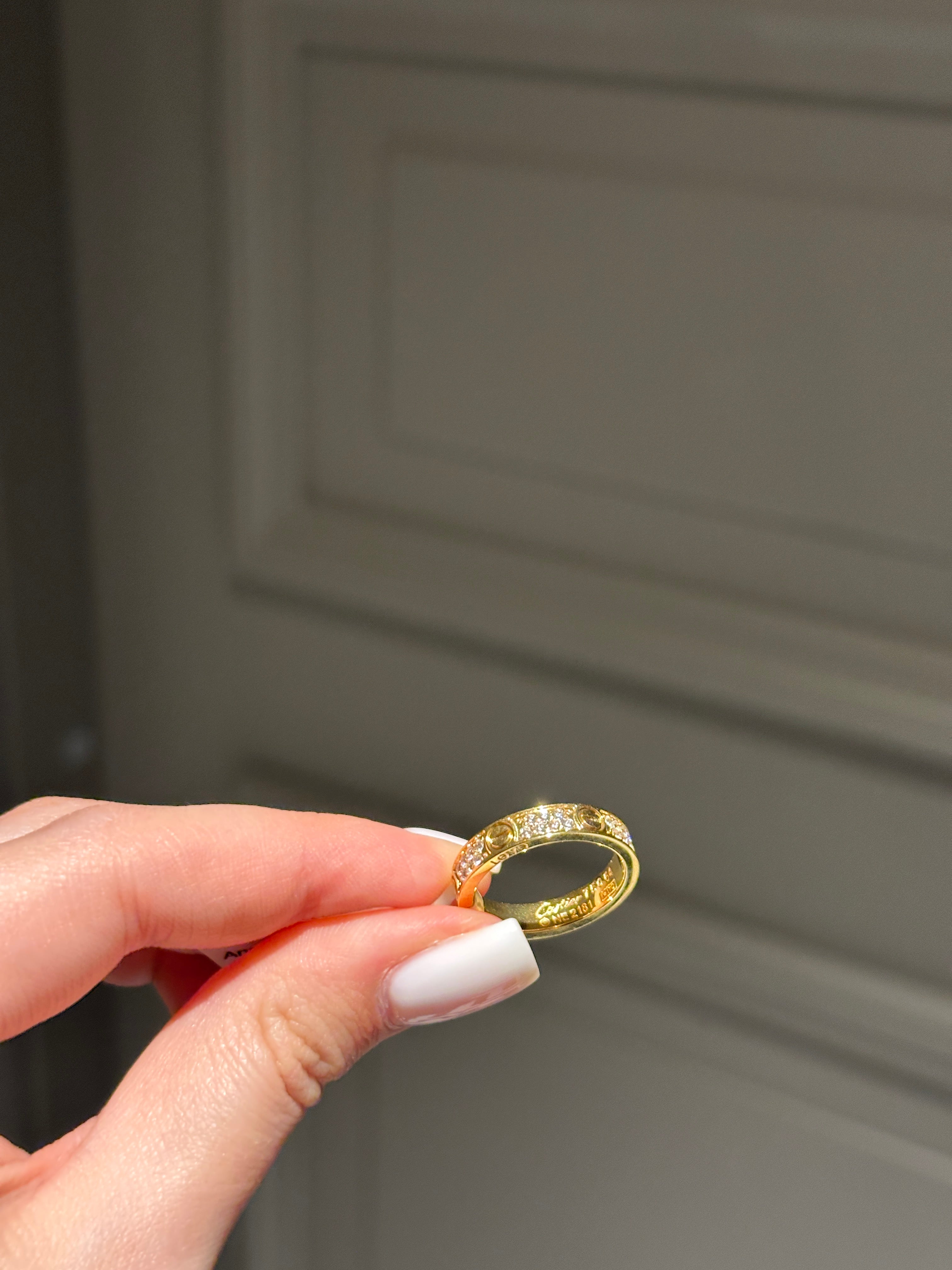 Ring small yellow gold