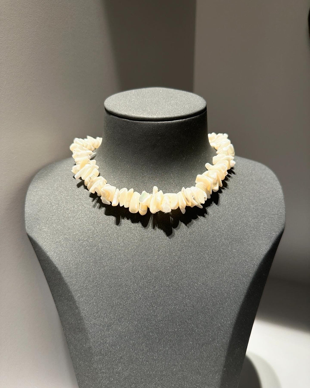 “Sunkissed” mother-of pearl necklace