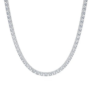 Classic tennis necklace